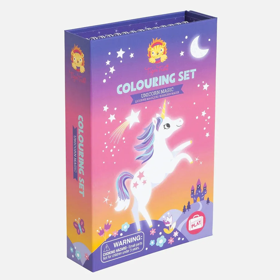 Tiger Tribe Colouring Set - Unicorn Magic