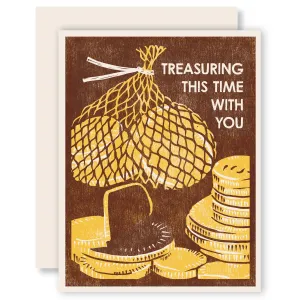 Treasuring This Time Letterpress Card