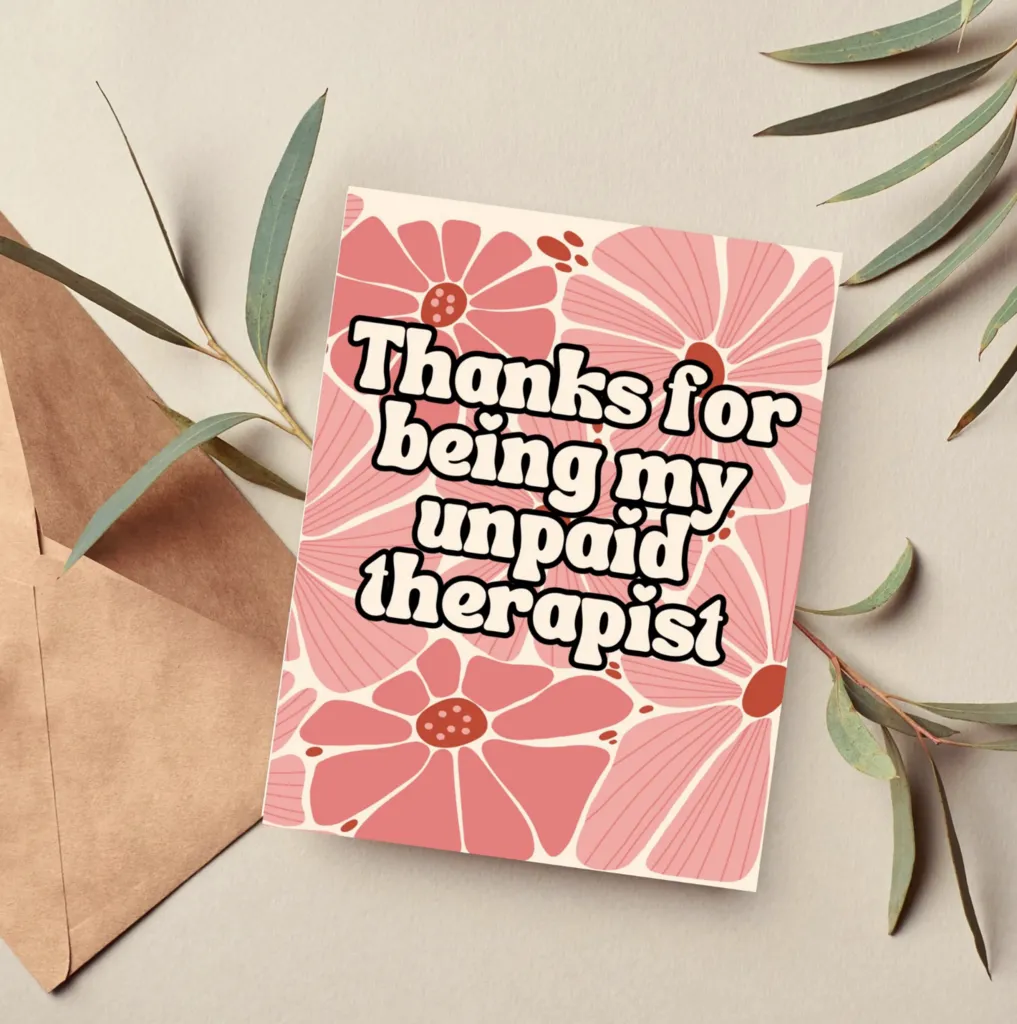 Unpaid Therapist Card