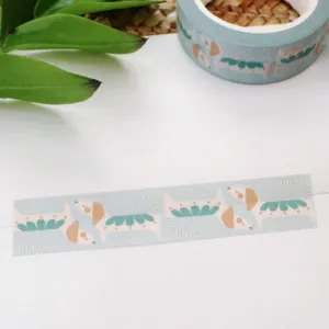 Washi Tape: Folk Dachshund Dogs