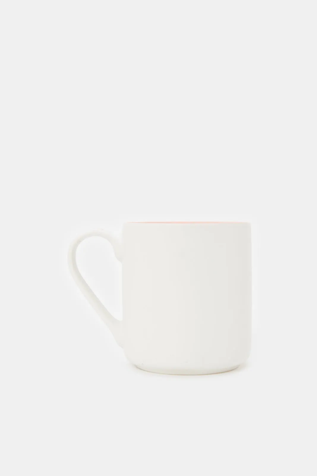 White Brave Printed Mug