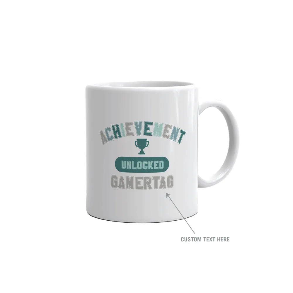 Xbox Varsity Achievement Unlocked Personalized Mug